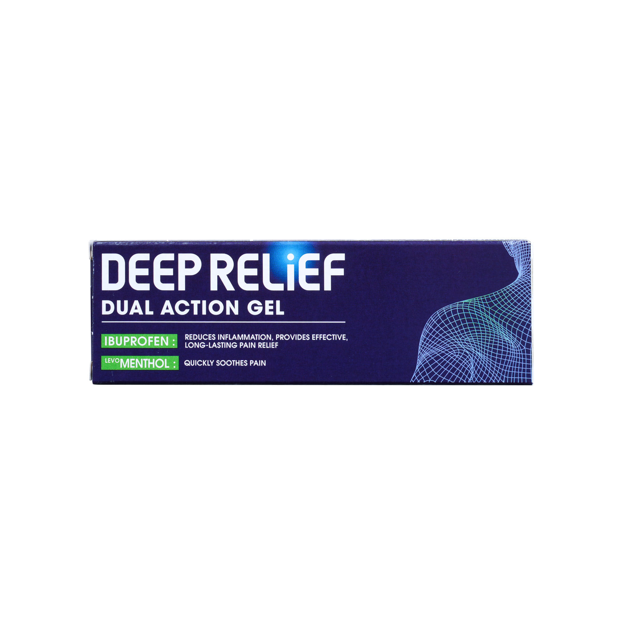 Gel DEEP RELIEF Double Action 100g - Soulage Douleurs Musculaires Et Articulaires - Menthol - Fabriqué Au Royaume-Uni