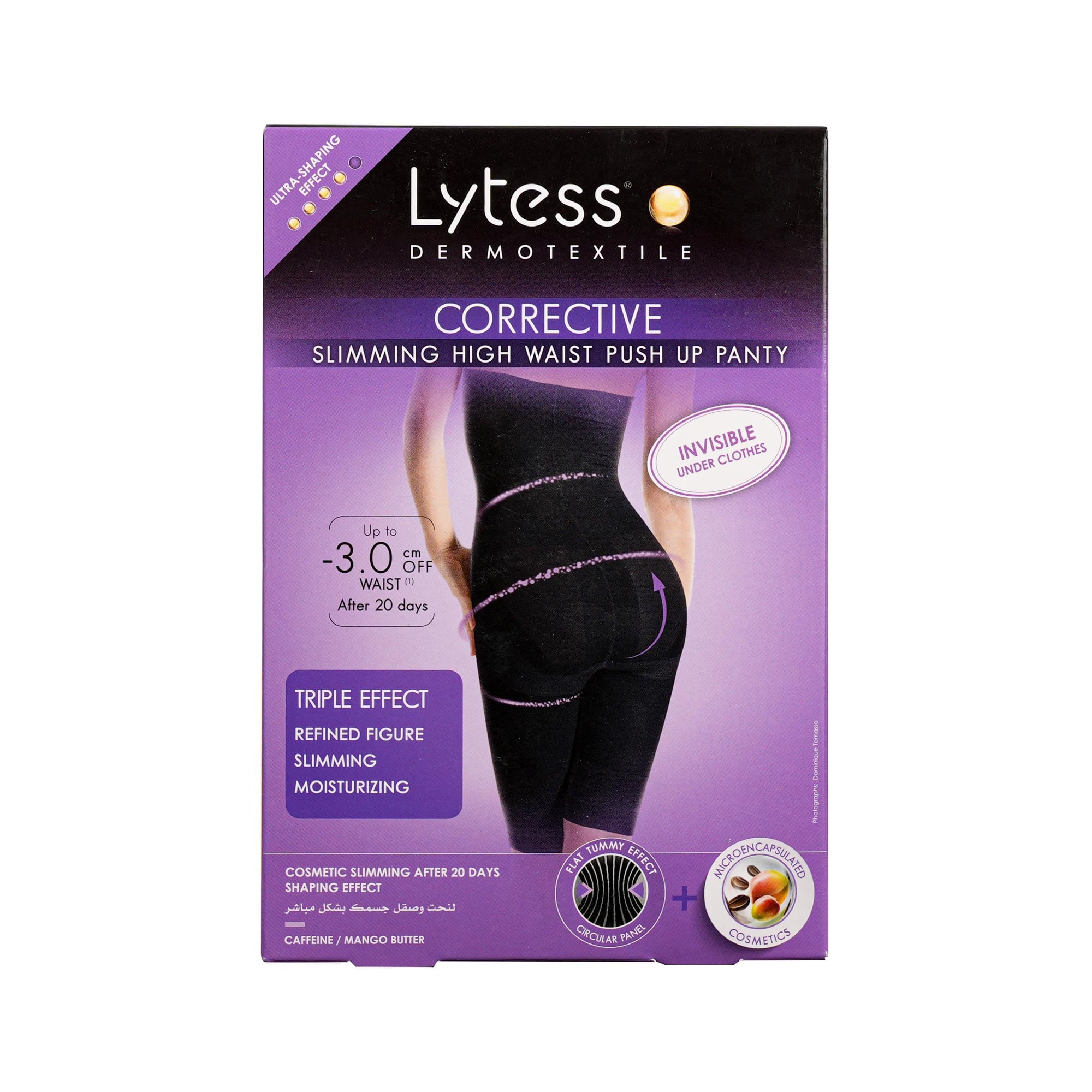 Buy Lytess Slim. Panty Push Up L / XL Black H. E4200103 Online in 