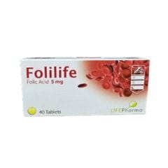 Folilife 5 Mg Tab 40 S