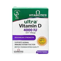 Vitabiotics Ultra Vitamin D3 4000 IU Tabs 96 s
