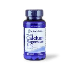 Puritans Pride Calcium Magesium Zinc Tab 100S