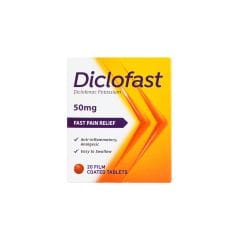 Diclofast 50 Mg Tabs 20 S