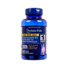 Puritans Pride Glucosamine HCI And Vitmain D3 Caplets 60 s