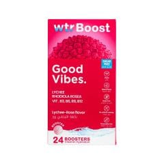Wtr Boost Good Vibes Lychee Rose Booster Eff Tabs 24 S