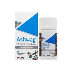 Ashwag Ashwagandha 300 Mg Capsules 50 S