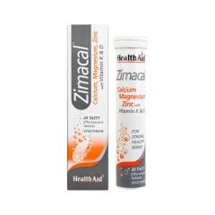 Health Aid Zimacal Eff Vegetarian Tablets 20 S