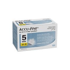 Accu-Fine Pen Needle 0.25 Mm 31 G 5 Mm 100 S