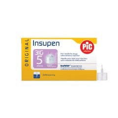 Pic Insupen Pen Needles 5 Mm 31 G 1 S