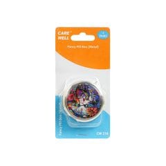 Care Well Fancy Pill Box Metal Cw 216