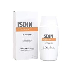 Isdin Foto Ultra Active Unify Fluid No Color Spf 50+ 50 Ml