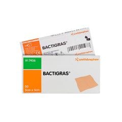 Bactigras Paraffin Dressing 5 cm X 5 cm 50 S