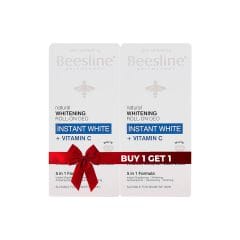 Beesline Whitening Deo Roll-On Instant White + Vit C 50 Ml 1 + 1 Offer