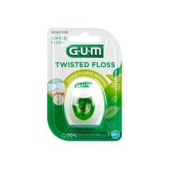 GUM Twisted Floss Waxed Minty Green Tea 3500 30 M