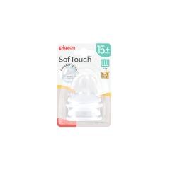 Pigeon Softouch Nipple LLL Y-Cut 15+ 2 S 81244