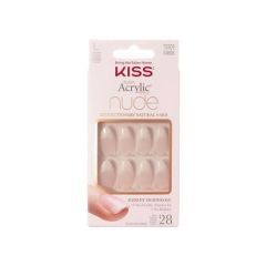 Kiss Nails Salon Acrylic French Nude Long Kan06C 28 S