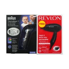 Braun Thermoscan Irt 6520 B + Revlon Fast Drying Power Free