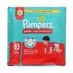 Pampers Pants 3 Rash Protection 26 S