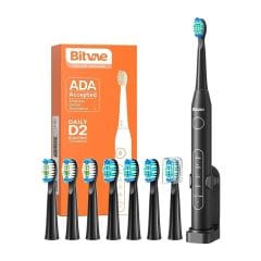 Bitvae Daily D2 Electric Toothbrush With Case Black