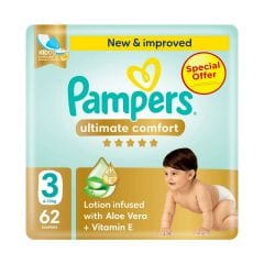 Pampers Ultimate Comfort 3 Medium 62 S @ Offer