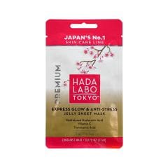 Hada Labo Tokyo Express Glow & Anti Stress Jelly Sheet Mask 23 Ml