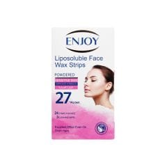 ENJOY Liposuble Face Wax Strips Powdered Sensitive Skin 27 S