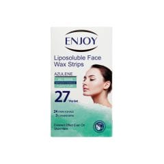 ENJOY Liposuble Face Wax Strips Azulene All Skin 27 S