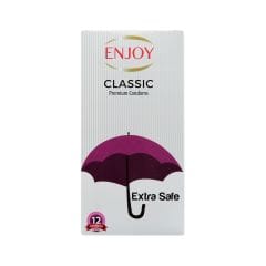 ENJOY Classic Extra Safe Premium Condoms 12 S