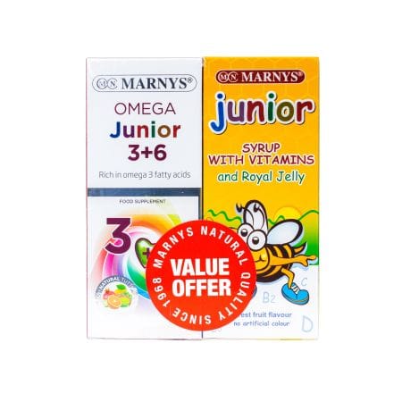 Marnys Omega 3.6 Syp 125 Ml + Junior Syp Free