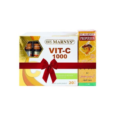Marnys Vit C 1000 Mg Liposomal 20 S + Propolis Spray Free