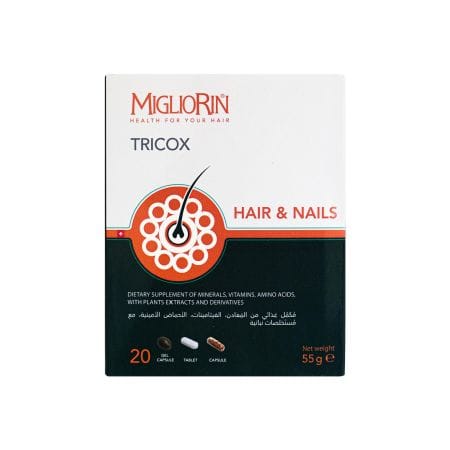 Migliorin Tricox 60 S (20 Gel Caps + 20 Tabs + 20 Caps)