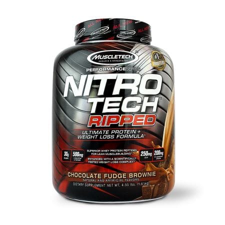 Muscletech Nitro Tech Ripped Choco Fudge 4Lb