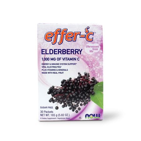 Now Effer-C Elderberry Eff Sachet 30 S
