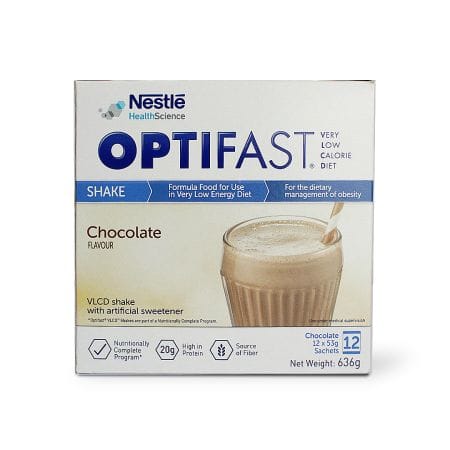 Nestle Optifast Shake Powder Chocolate 53 g X 12 s