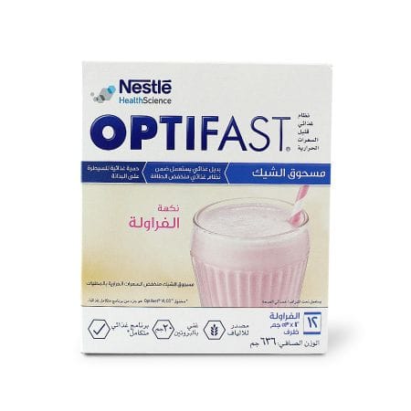 Nestle Optifast Shake Powder Strawberry 53 g X 12 s