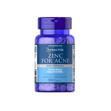 Puritans Pride Zinc For Acne 50 Mg Tabs 100 S