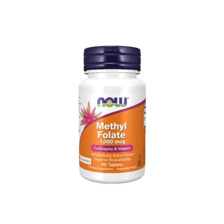 Now Methyl Folate 1000 Mcg Tabs 90 S