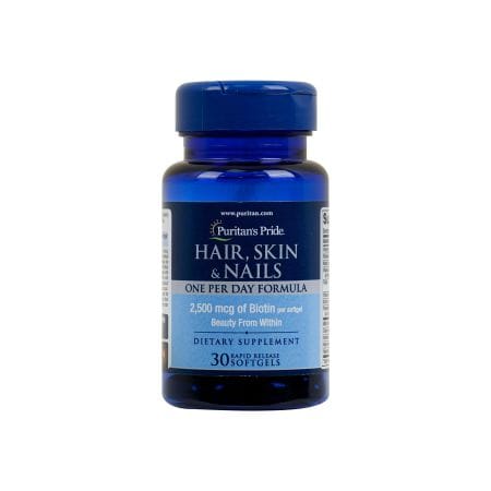 Puritans Pride Hair Skin & Nails Softgels 30 S