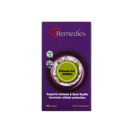Iremedies Ivitamin D3 2000 Iu Softgels 120 S