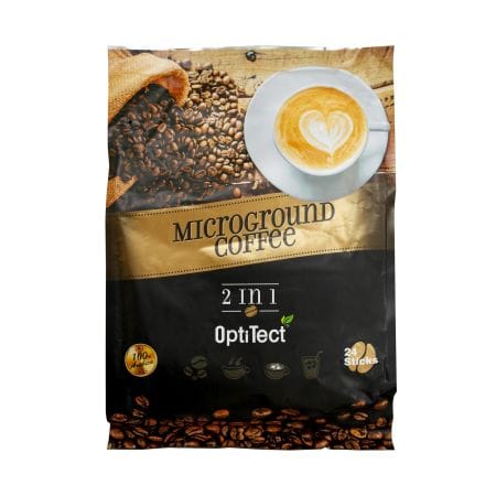 Optitect Microground Coffee 2 In 1 Sticks 24 S