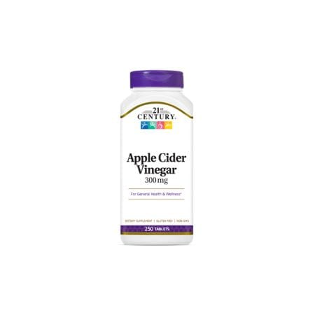 21 St Century Apple Cider Vinegar 300 Mg Tabs 250 S