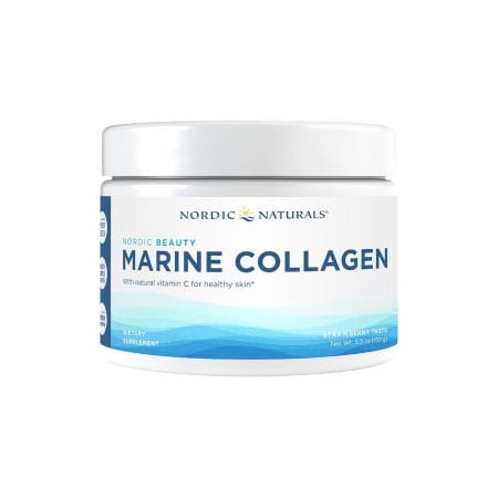 Nordic Naturals Marine Collagen With Vitamin C Strawberry Powder 150 G