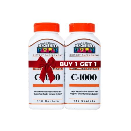 21 St Century C 1000 Mg Caplets 110 S 1 + 1 Offer