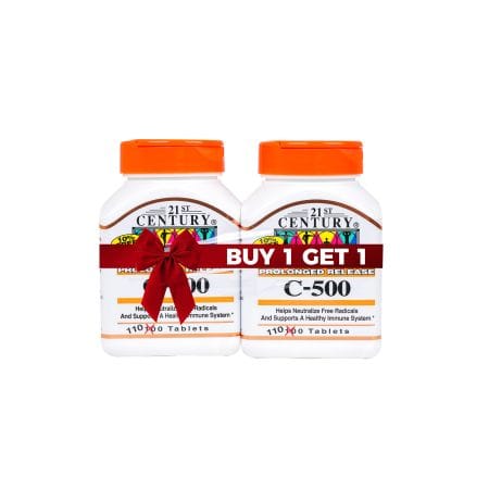 21 St Century C 500 Time Release Tab 110 S 1 + 1 Offer