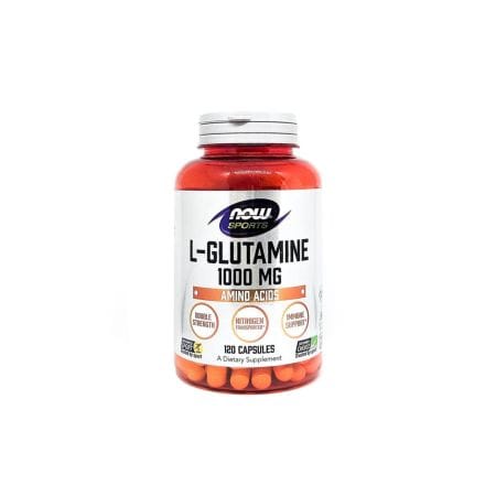 Now L-Glutamine 1000 Mg Veg Caps 120 S