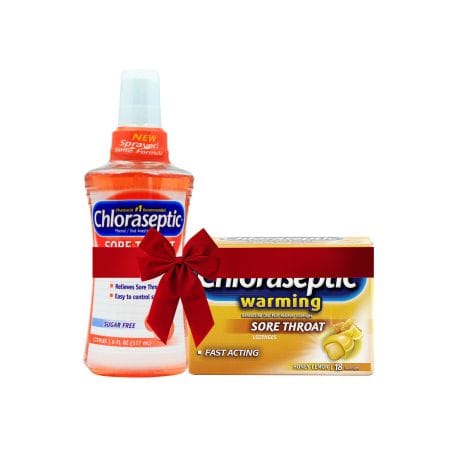 Chloraseptic Citrus Spray 177 Ml + Warming Honey Lemon Lozenges 18 S Offer
