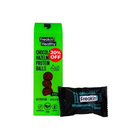 Freakin Healthy Chocolate Hazelnut Protein Balls 60 G @ 20% Off