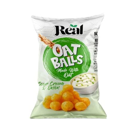 Real Oat Balls Sour Cream & Onion 40 G