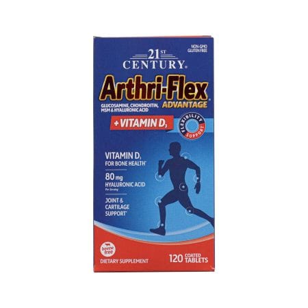 21 St Century Arthri-Flex Advantage + Vit D3 Tab 120 s