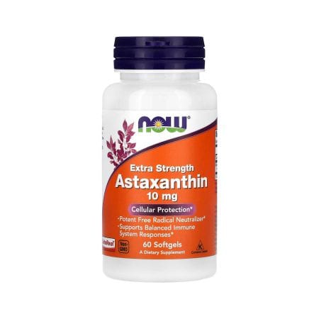 Now Astaxanthin 10 mg Softgels 60 S