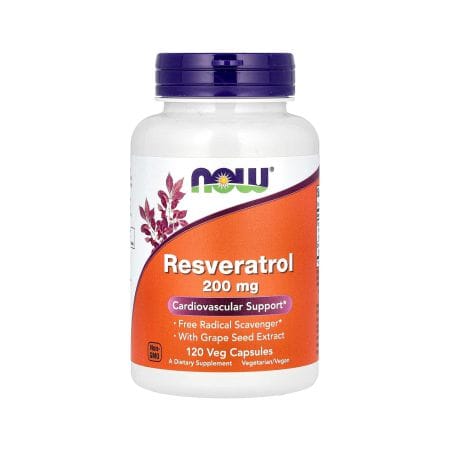 Now Resveratrol 200 mg Caps 120 S